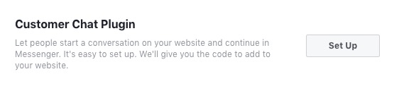 facebook Customer Chat Plugin
